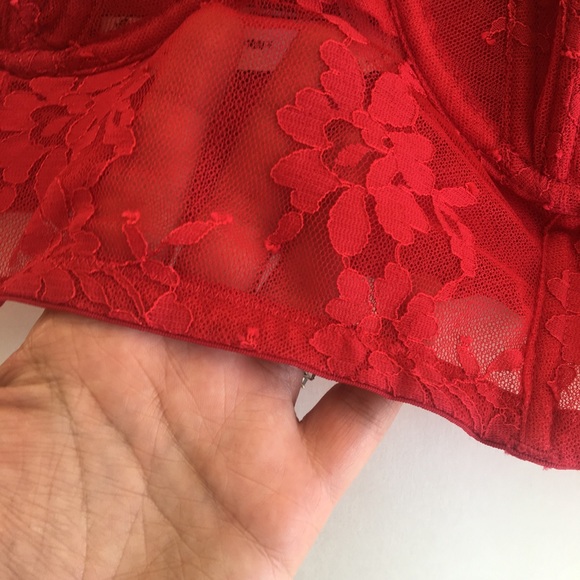 NWT Victoria’s Secret Dream Angels strapless red - Picture 7 of 9